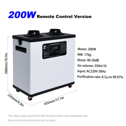 Metallic Dual-tube Remote Control Version DAR-200
