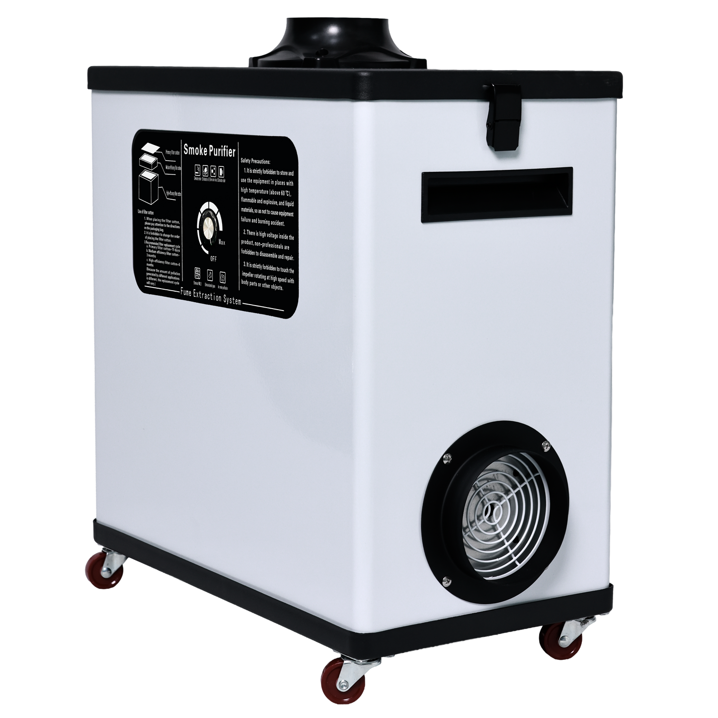 200W Bamboo Single-tube Mechanical Version with Exhaust Pipe SBM-200